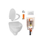Vitra Beyaz Arkitekt Asma Klozet Yavaş Kapak Gömme Rezervuar Tam Set