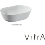 Vitra Çanak Lavabo 55 cm Armatür Deliksiz 7427B003-0016 - Beyaz
