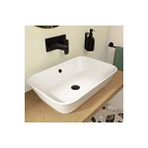 VitrA Dikdörtgen Çanak Lavabo 60 Cm Deliksiz 7425b003-0012 Ekru