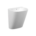 Vitra Frame Monoblok Lavabo, 50 Cm, Beyaz, Armatür Deliksiz(Su Taşma Deliksiz)