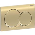 VitrA Geberit ALPHA01 115.035.QE.1 Kumanda Kapağı - Çift Basmalı - Pirinç - Krom - Kumanda Paneli