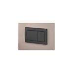 VitrA Geberit ALPHA30 115.055.14.1 Kumanda Paneli, Çift Basmalı, Siyah - 245x165 - Krom