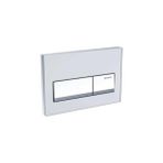 VitrA Geberit ALPHA50 115.060.11.1 Kumanda Paneli, Çift Basmalı, Beyaz, Krom Butonlu