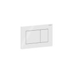 VitrA Geberit SIGMA01 115.660.11.1 Kumanda Kapağı Çift Basmalı - Parlak Beyaz - Krom - Kumanda Paneli