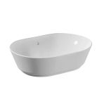 Vitra Geo Oval Tezgâh Üstü Batarya Deliksiz Beyaz Lavabo 55X40 Cm 7427B003-0012
