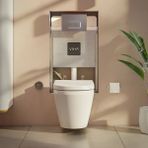 Vitra Integra Kanallı Klozet Beyaz Açık Montaj Asma Klozet 7063L003-0850, Vitra Yavaş Kapak 121-003-909