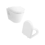 Vitra Integra Rim-Ex Kanalsiz Asma Klozet + Vitra Duroplast Yavas Kapanir Kapak