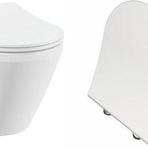 Vitra İntegra Rim-Ex Kanalsız Asma Klozet + Vitra Slim Duroplast Klozet Kapağı 7062L003-0850