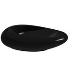 VitrA İstanbul 4280B470-0016 Çanak Lavabo, Yuvarlak, Siyah, 60x55 cm