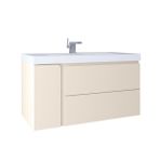 Vitra Kobos KB100030 Future 100 cm Vanilla Grey Lavabo Dolabı