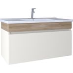 Vitra Kobos KB710016 Harmony 100 cm Bianco Lavabo Dolabı