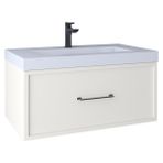 Vitra Kobos KB710018 Frame 80 cm Bianco Lavabo Dolabı