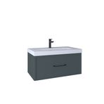 Vitra Kobos KB710020 Frame 80 cm Blue Grey Lavabo Dolabı