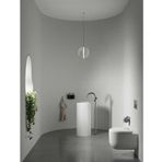 Vitra - Liquid 40x40 Cm Monoblok Lavabo Beyaz - 7318B403-0016