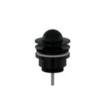 Vitra Liquid Yuvarlak Sabit Lavabo Süzgeci Parlak Siyah A4516939