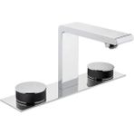 Vitra Memoria Ankastre Lavabo Bataryası (3 Delikli Lavabolar Için) Krom-Siyah A4231558 - Krom - Siyah
