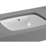 Vitra Metropole Tezgahaltı Lavabo 5667b003-1083 Dikdörtgen - Kompakt - 50x40 Cm - Armatür Deliksiz - Su Taşma Deliksiz - Beyaz