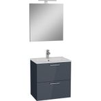 VitrA Mia 60 cm Antrasit Çekmeceli Banyo Dolabı Seti