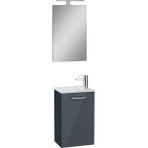 Vitra MIA 69582 Banyo Dolabı Seti, Parlak Antrasit,40 cm - Antrasit