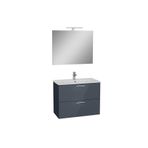 VitrA Mia 80 cm Antrasit Çekmeceli Banyo Dolabı Seti