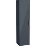 VitrA Mia Banyo Boy Dolabı MDF Malzemeden Parlak Antrasit 35 cm Genişlik Özellikli Tasarım