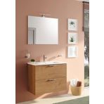 VitrA Mia Banyo Dolabı Seti Çekmeceli 80 cm Altın Meşe 67093
