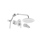VitrA N42253 Artema Fold S Ankastre Banyo Bataryası
