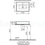 VitrA Nuo 60 cm Çanak Lavabo