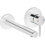 Vitra Origin A42581 Ankastre Lavabo Bataryası, Iki Rozetli, Sıva Üstü, Krom - Renkli