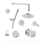 Vitra Origin Krom Ankastre Tepe Banyo Duş Seti 3 Yollu