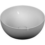 Vitra Outline 5992B483-0016 40 cm Mat Siyah Yuvarlak Çanak Lavabo