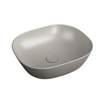 VitrA Plural Çanak lavabo 7810B420-0016 Oval - kompakt - 45x38 cm - armatür deliksiz - su taşma deliksiz - Clean - mat b