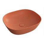 VitrA Plural Çanak lavabo 7810B477-0016 Oval - kompakt - 45x38 cm - armatür deliksiz - su taşma deliksiz - Clean - mat t