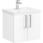 VitrA Root 66354 Parlak Beyaz 60 CM Kapaklı Lavabo Dolabı