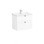 VitrA Root Classic 80 cm Beyaz Çekmeceli Banyo Dolabı Alt Modül Lavabo