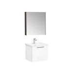 VitrA Root Flat 60 cm Parlak Beyaz Çekmeceli Banyo Dolabı Takımı
