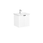 Vitra Root Groove 69268 Mat Beyaz 60 cm Kapaklı Lavabo Dolabı