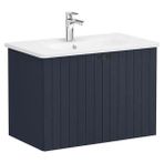 VitrA Root Groove 69294 Mat Lacivert 80 cm Kapaklı Lavabo Dolabı