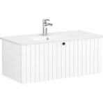 VitrA Root Groove 69394 Mat Beyaz 100 cm Çekmeceli Lavabo Dolabı