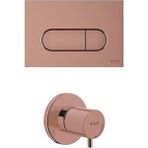 Vitra Root Round Kumanda Paneli Seti Soft Bakır 800-2035 Kumanda Paneli ve Stop Valf Sıva Üstü Grubu