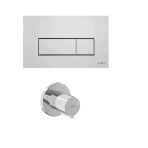 Vitra Root Square Kumanda Paneli Seti 800-2032 (Kumanda Paneli + Stop Valf Sıva Üstü Grubu)