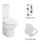 Vitra S20 KARE Klozet Takımı+Soft Kapak+Basmalı İç Takım