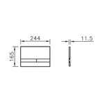 Vitra Select 740-1100 Beyaz Kumanda Panel