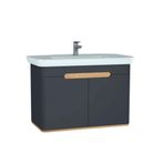 VitrA Sento 100 cm Antrasit Banyo Dolabı