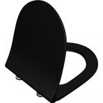 Vitra Sento Slim Klozet Kapağı, Yavaş Kapanır, Mat Siyah, 120-483-009