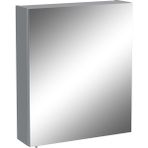 VitrA Shift T20 Aynalı Banyo Dolabı 81005, 60 cm, Sağ Kapaklı, Kül Gri, Asma Tip, Yavaş Kapanır