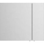 Vitra Shift T20 Aynalı Banyo Dolabı 81006, 80 Cm, Sağ Kapaklı, Parlak Beyaz - Gri