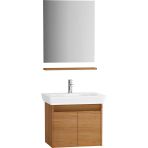 Vitra Step 58904 Demonte Banyo Dolabı Seti Düz Aynalı Kapaklı 65 Cm