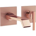 VitrA Suit A4278229 Sıva Üstü Ankastre Lavabo Bataryası, Parlak Bakır