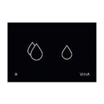 VitrA V-Care 768-1502 Smart Kumanda Paneli, Siyah Cam